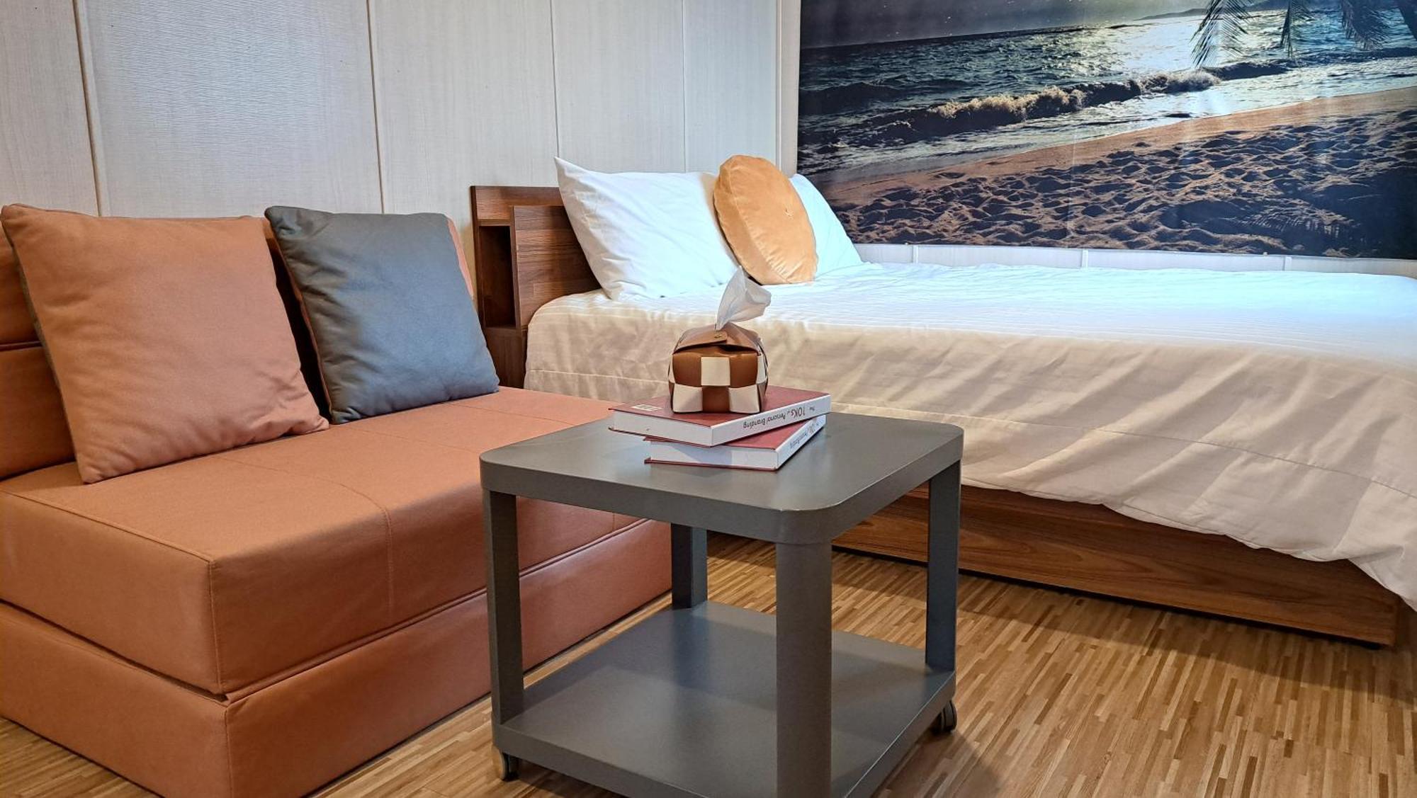 舞浪海景旅店 Hotell Xiaoliuqiu Rum bild
