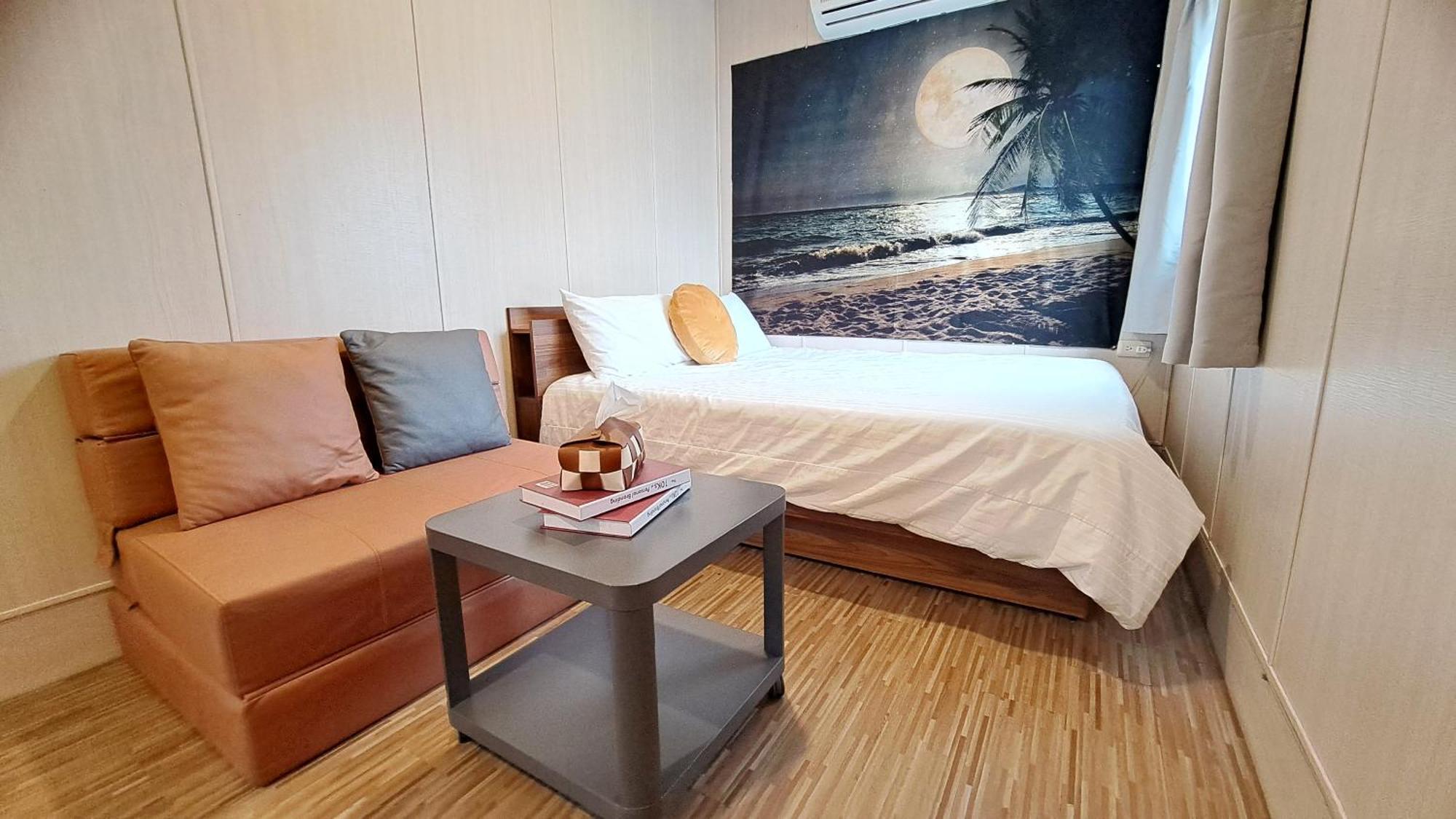 舞浪海景旅店 Hotell Xiaoliuqiu Rum bild